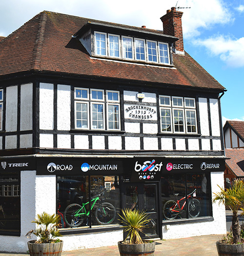 Boost Bike Shop external image at Island Shop, Brockenhurst